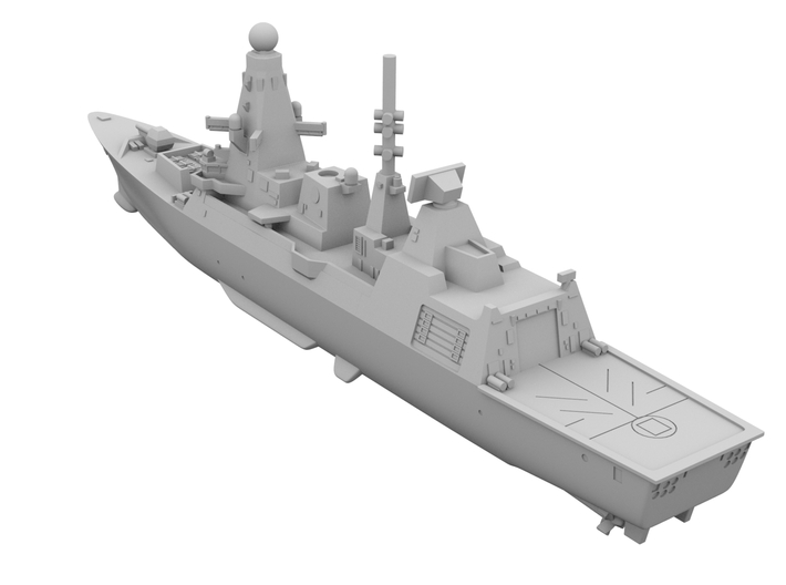 1:1800 - Type 45 Daring Class [x2] 3d printed 