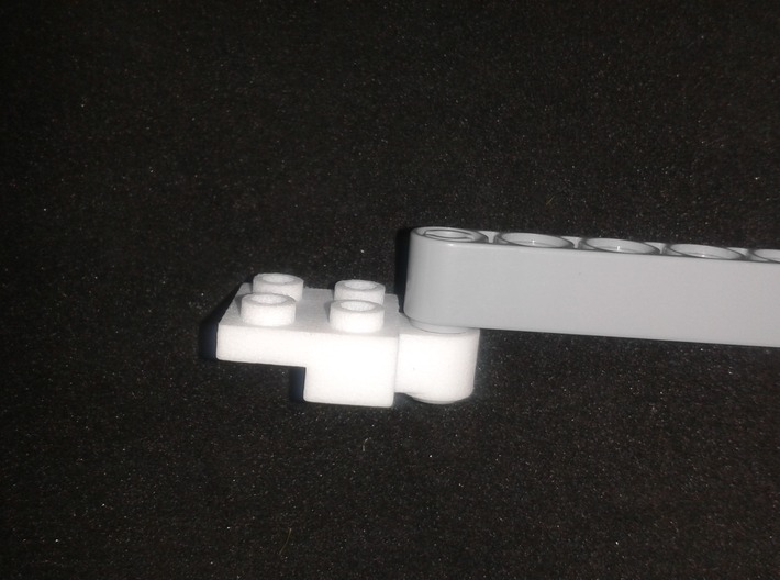 Holder for steering part from top 3d printed Example with LEGO