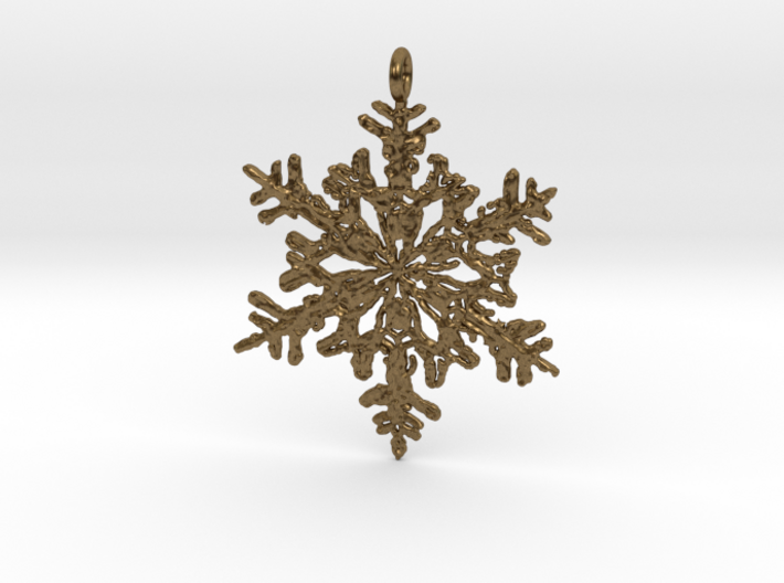 Snowflake Pendant 3d printed