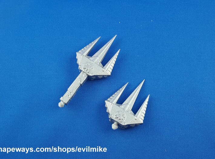 200X Spike Trident Two-Pack 3d printed