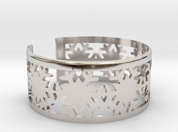 Snowflake Bracelet Medium 3d printed