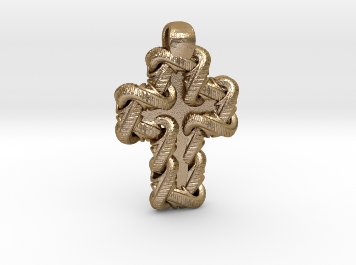 S Chain Cross Pendant 3d printed 