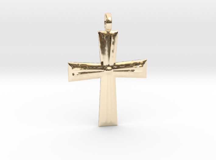 Cross Pendant 3d printed