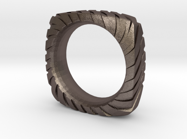 PILLOW CARVED RING 3d printed