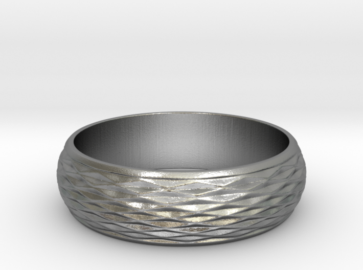 Curved Ring 3d printed 