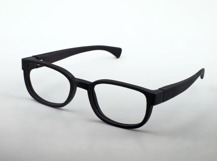 Classic Spectacle Frame 3d printed White Strong & Flexible, dyed by hand 