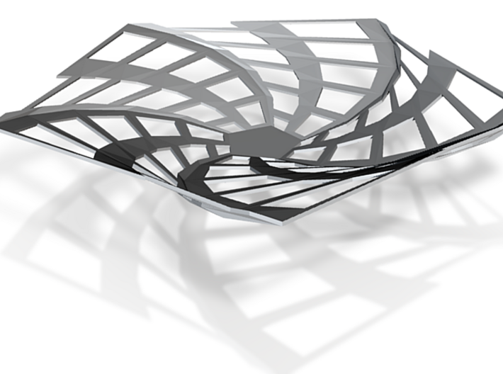 Spiderweb Open Platter 3d printed