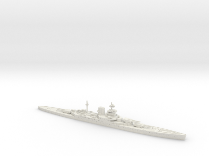 HMS Incomparable 1/1250 3d printed