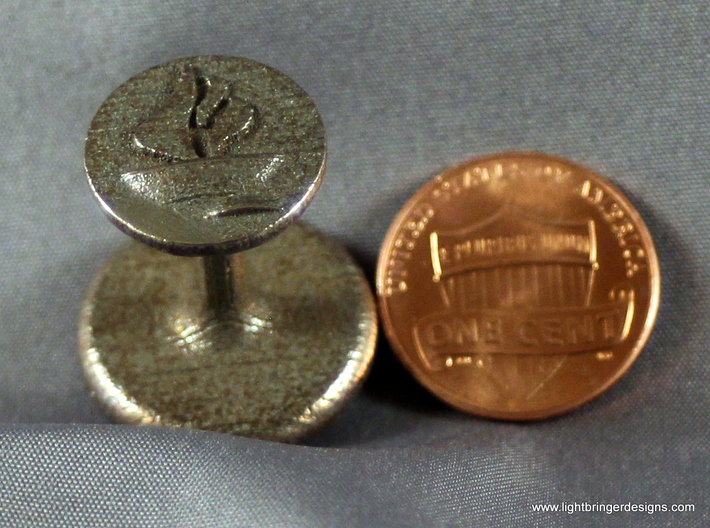 Chalice Wax Seal (Unitarian Universalist) 3d printed Chalice wax seal only, penny for scale