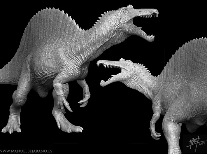 Spinosaurus 1/40 Roaring 3d printed