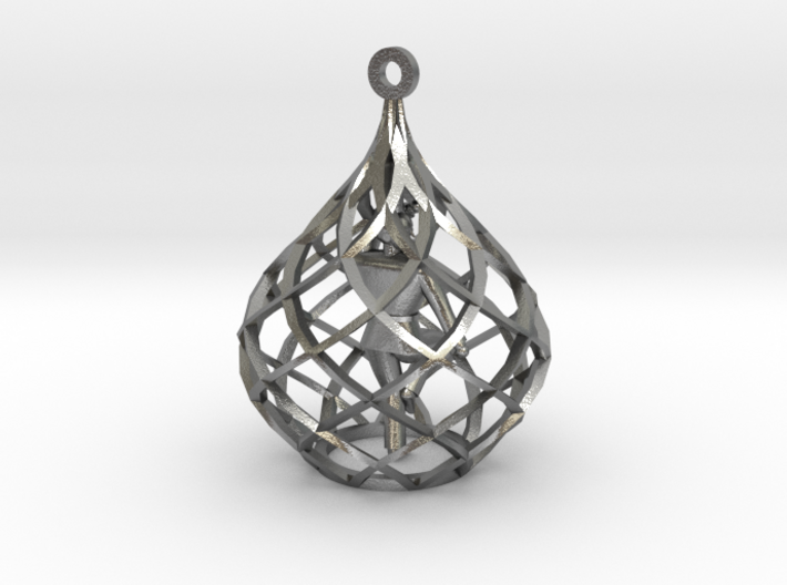 Ornament - Crane Stance With Diamond Block 3d printed