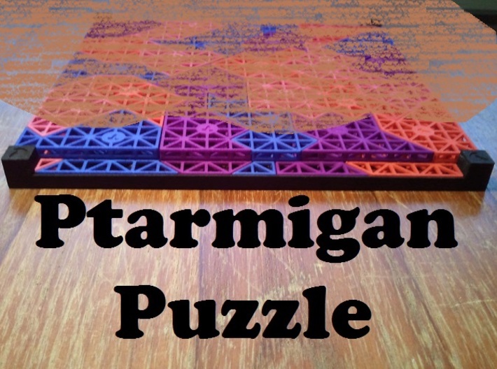 Ptarmigan Puzzle (see description) 3d printed Solution (Don't look too closely!)