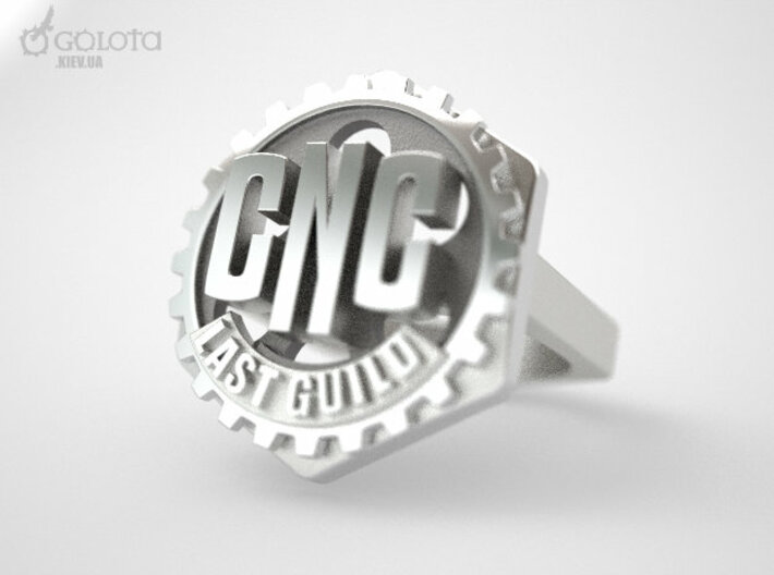 CNC Guild Ring - 9 size 3d printed CNC_guild_ring
