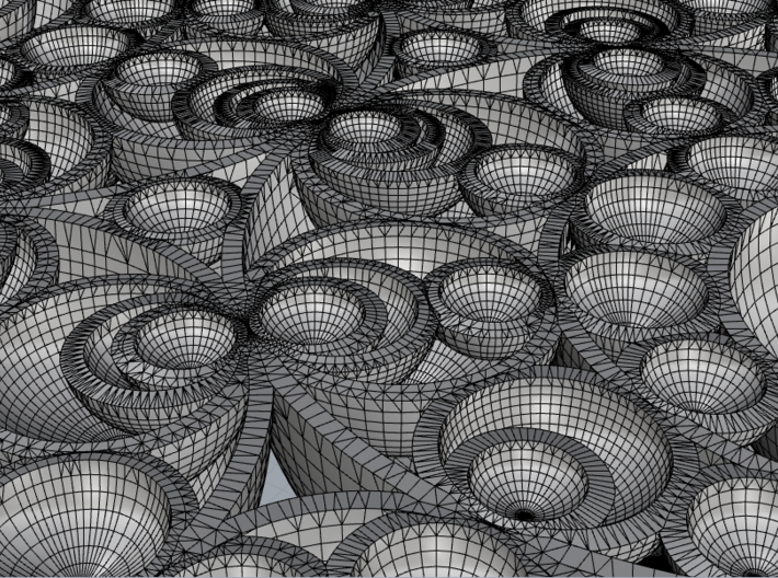 Gaussian Schmidt Arrangement 3d printed Rhino 5 render, detail
