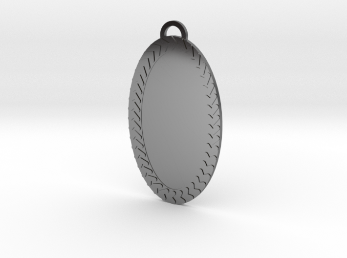 Oval Pendant 30 mm 3d printed