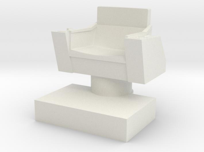 Captain's Chair, 28mm Scale 3d printed