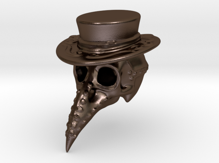 Plague Doctor Skull 3d printed 