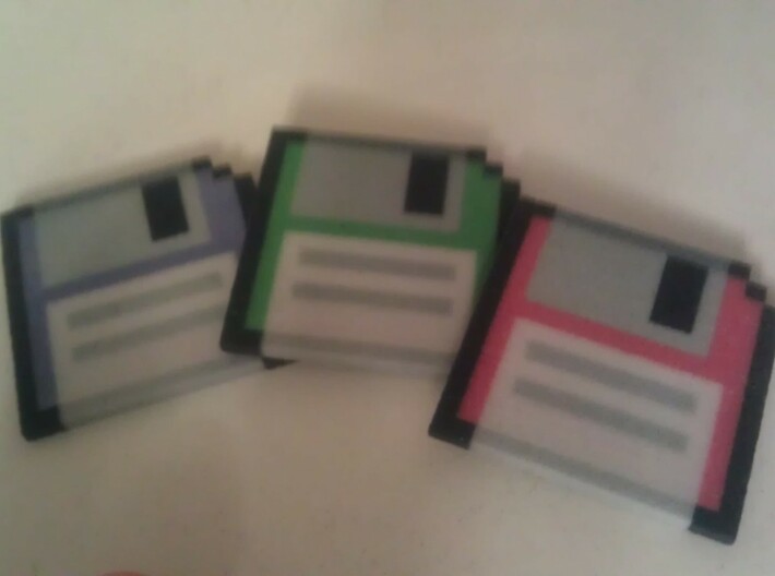 Floppy Disks (3 pack) 3d printed