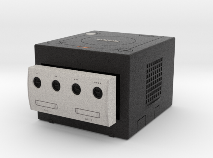 1:6 Nintendo Gamecube (Jet Black) 3d printed