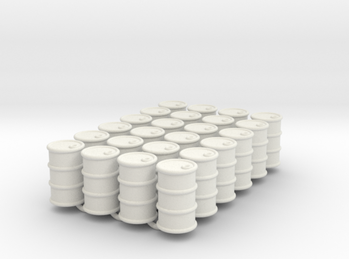 Power Grid Oil Barrels - Set of 24 3d printed