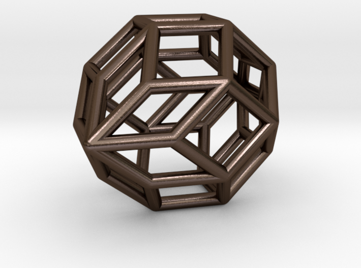 0488 Polar Zonohedron E [6] #001 3d printed
