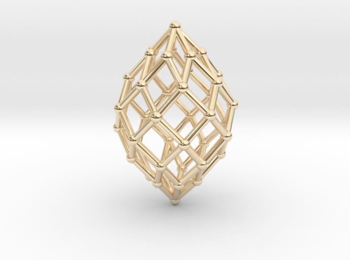 0580 Polar Zonohedron V&amp;E [7] #002 3d printed