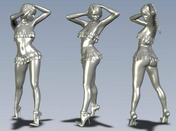 1/50 scale nose-art striptease dancer figure A x 2 3d printed