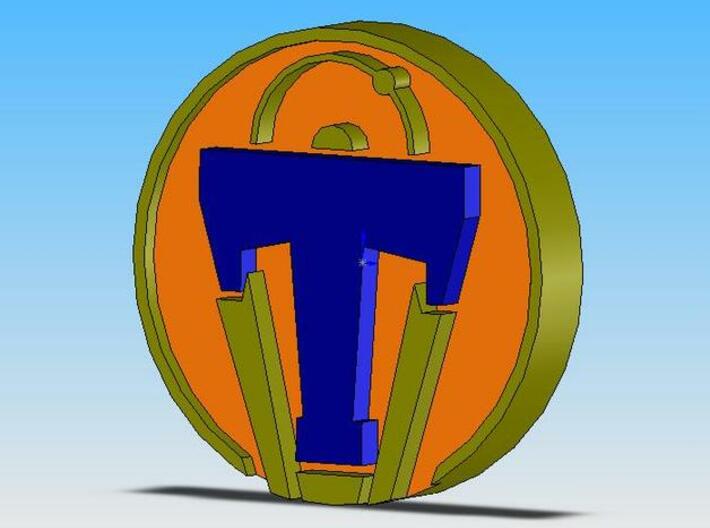 Tomorrowland Pin 3d printed 