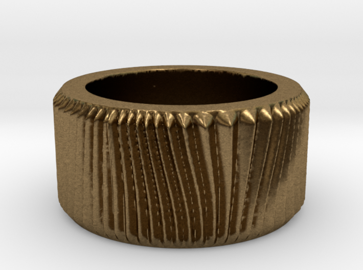 Sand Ring Ring Size 7.5 3d printed