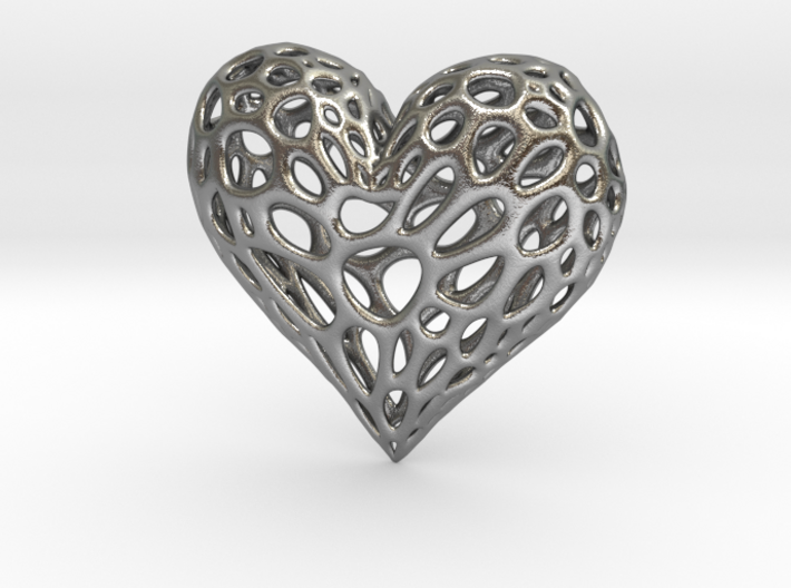 Organic Heart 3d printed