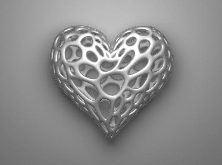 Organic Heart 3d printed 