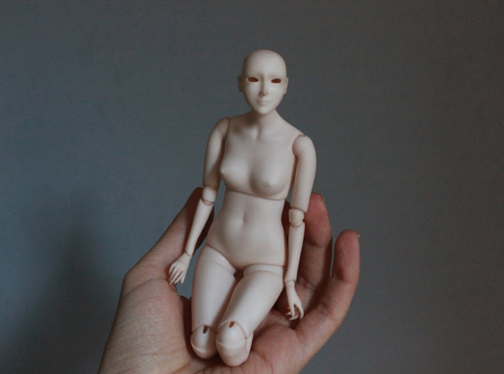 Ball Jointed Doll 3d printed When polished and dyed