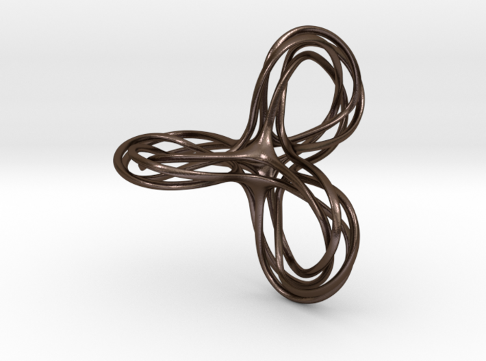 Tri-Moebius Knot 3d printed