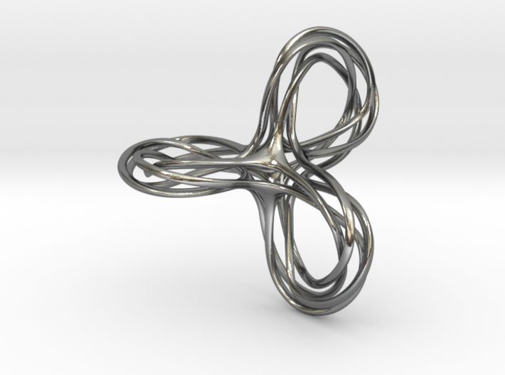 Tri-Moebius Knot 3d printed