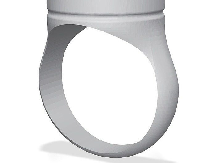 Ingress Resistance Signet Ring Size 10 3d printed