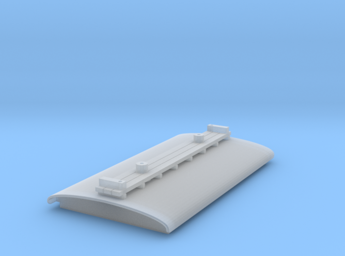 Trolley Pole Roof for N Scale B-W Steeplecab 3d printed
