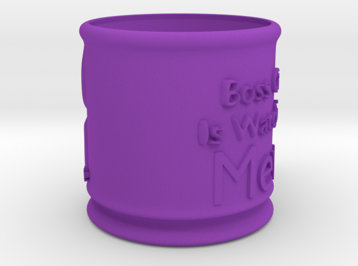 Boss Cat Mug 3d printed