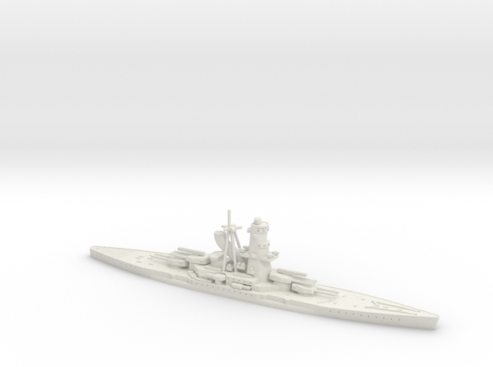 IJN Hiraga 1/1800 (Hiraga's Treaty Battleship) 3d printed