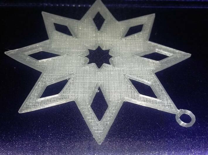 Star Ornament 3d printed 