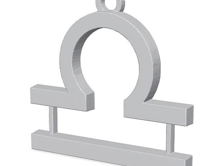 Zodiac Sign Libra Symbol Pendant (ver.1) 3d printed