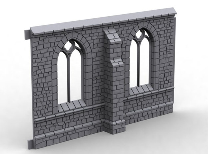 HORelM0101 - Gothic modular church 3d printed