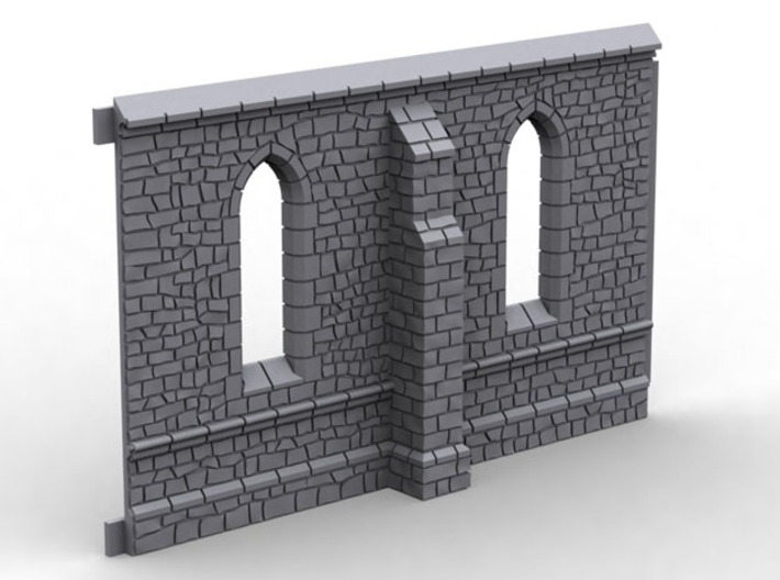 HORelM0102 - Gothic modular church 3d printed
