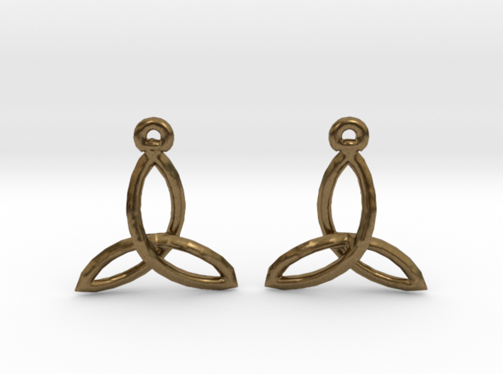 Celtic Knot Earrings 3d printed
