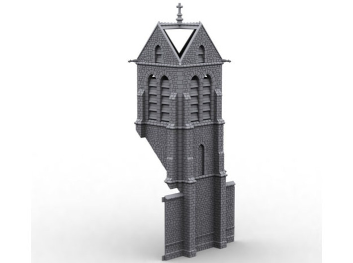 HORelM0113 - Gothic modular church 3d printed 