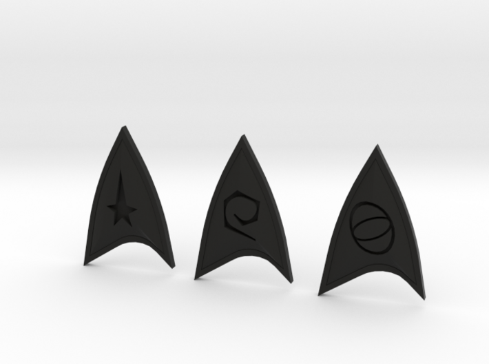 Star Trek Online Combadge Set 3d printed