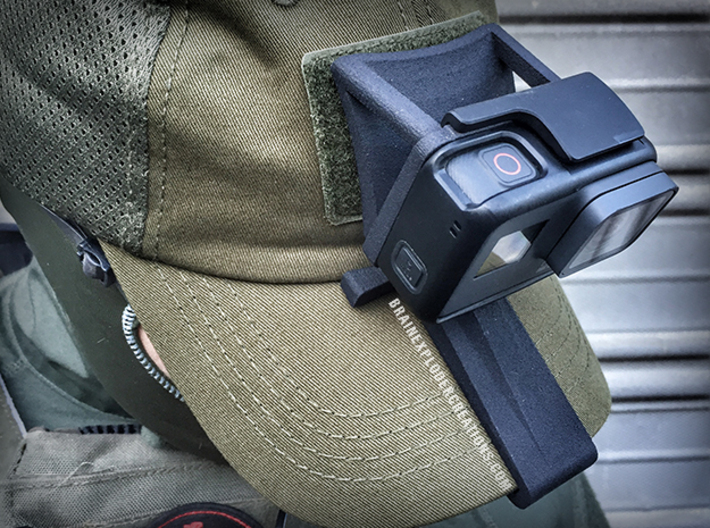 Tactical Cap Mount Compatible with GoPro Hero 5-7 3d printed 