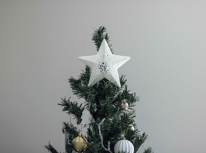 Modern Christmas Star 3d printed 