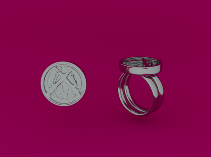 Firehose Ring 3d printed