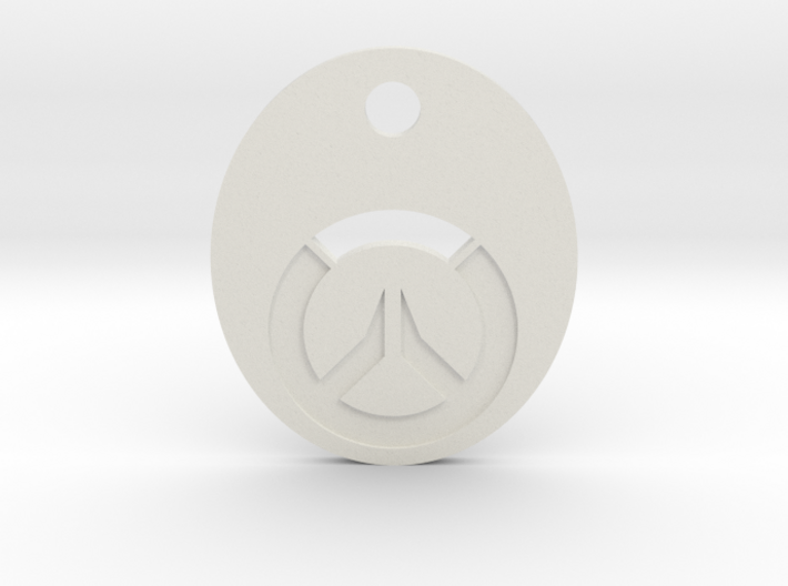 Overwatch Symbol Keychain 3d printed
