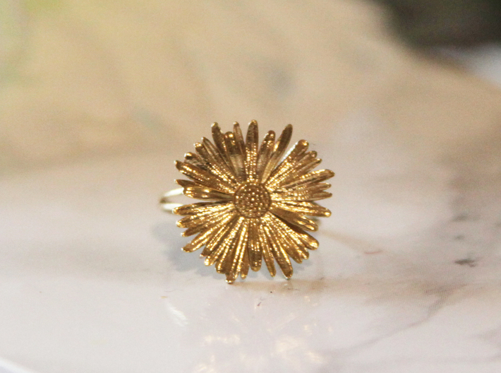 Daisy ring  3d printed 